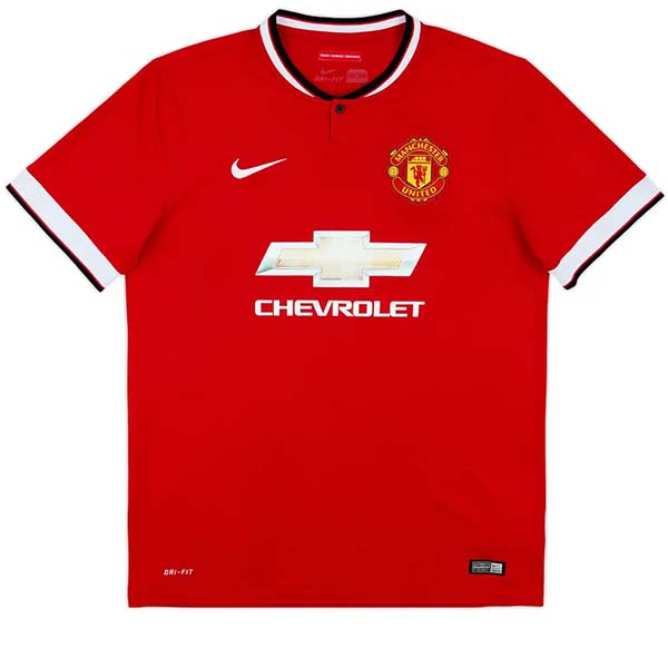 Manchester united home jersey mens retro shirt 2014-2015